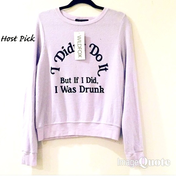 New Wildfox I Didn’t DO It Sweater - Picture 1 of 10